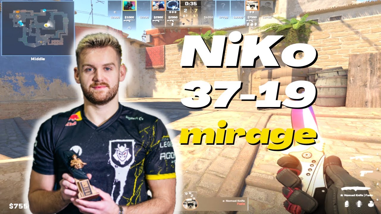 【CS2 POV】NiKo (39-17) (mirage) | FACEIT Ranked | Nov 20, 2023