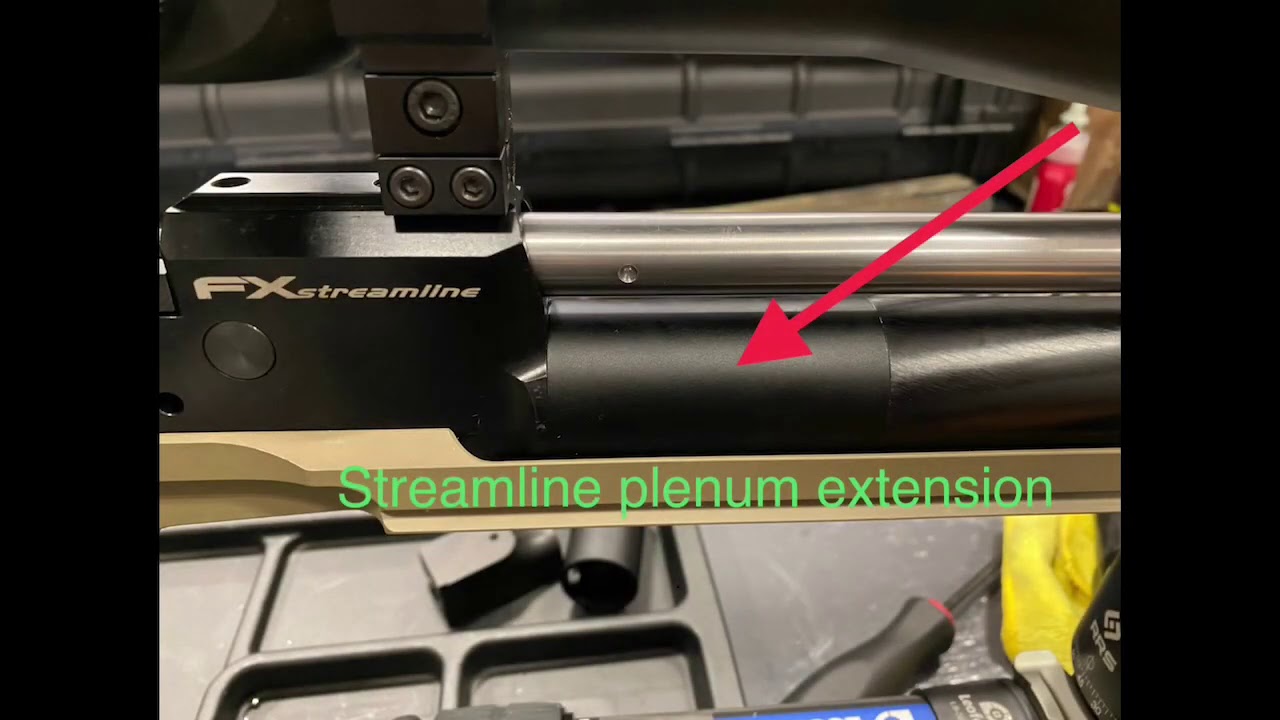 FX airguns mk2 larger plenum extension 1000fps 15gn .177 Demo - YouTube