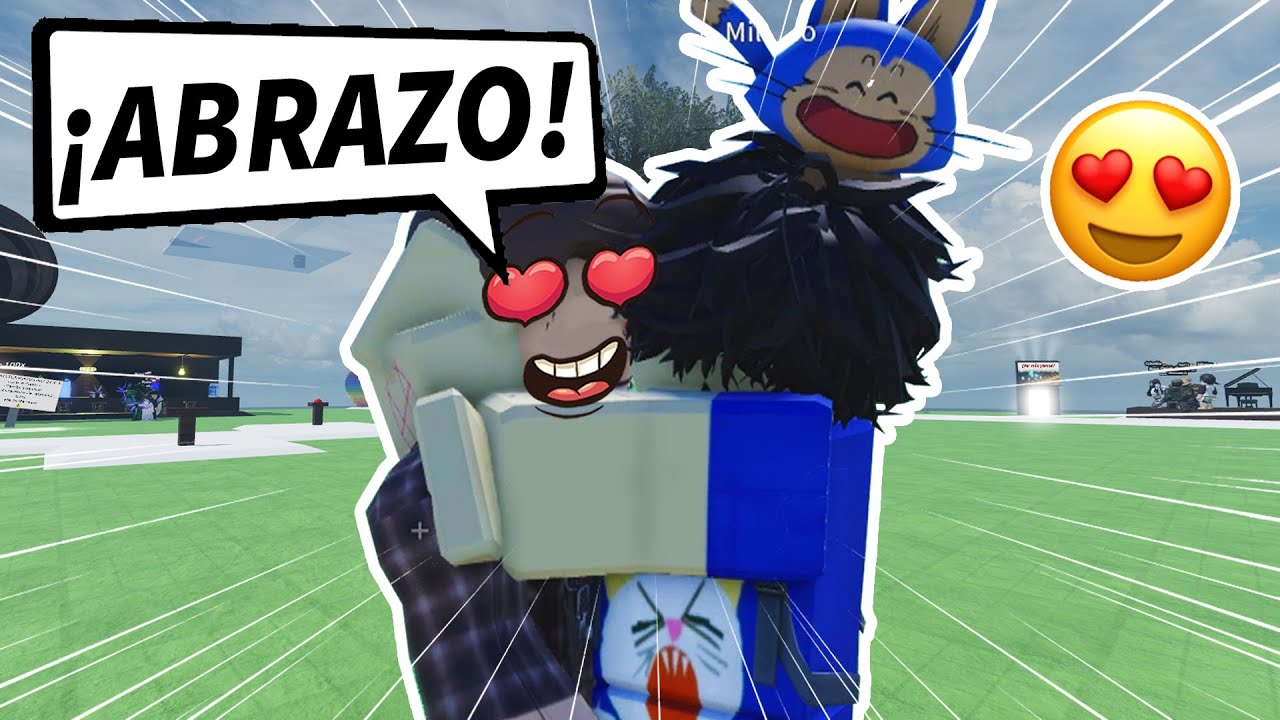 ROBLOX ABRAZANDO GENTE CON VR 3#