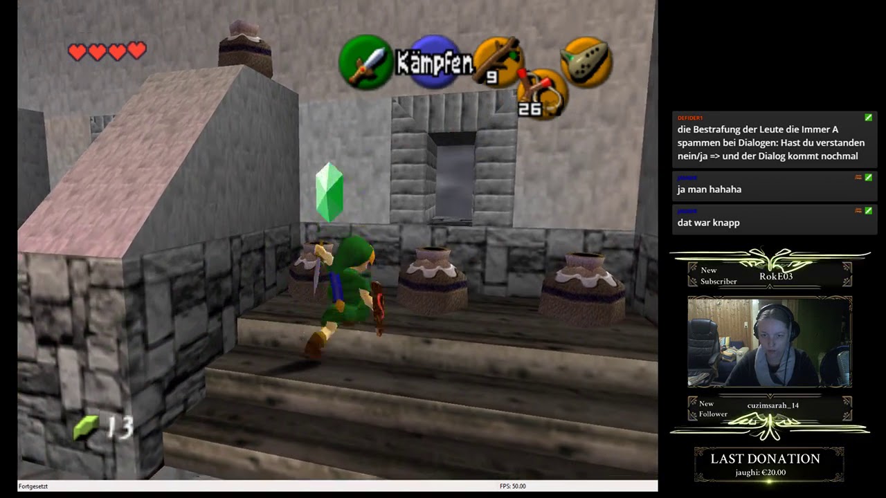 Let's Play Zelda Ocarina of Time 03 Talon die Schlafmütze YouTube