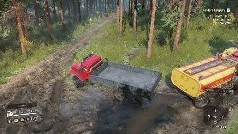 SnowRunner Rift Missions Gameplay With A Few Trucks