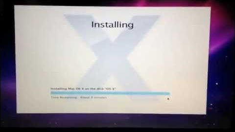 Mac OS X Snow Leopard install tutorial for Sony Vaio VPC-EB1S1E/BJ Part 1