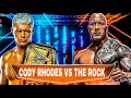 wwe2k24 Cody Rhodes vs The Rock Backlash 2024 daily live 1080P HDR