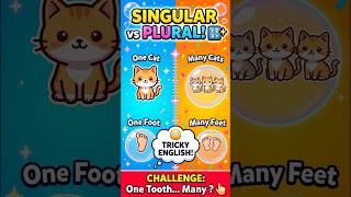 Singular and Plural Words in English 📚 | English Grammar for Kids #shorts #englishgrammar