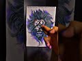 Painting  ~ Roaring with creativity with a purple touch🦁💜 #painting #art