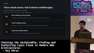 Chaining the Unchainable: Finding and Exploiting Logic Flaws in Modern Web Architectures - Raj Dhruv