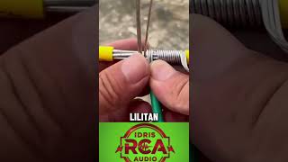 Hasil Sempurna! Teknik Lilitan Kawat Tembaga untuk Sambungan Kabel Rapi #listrik #sambungkabel