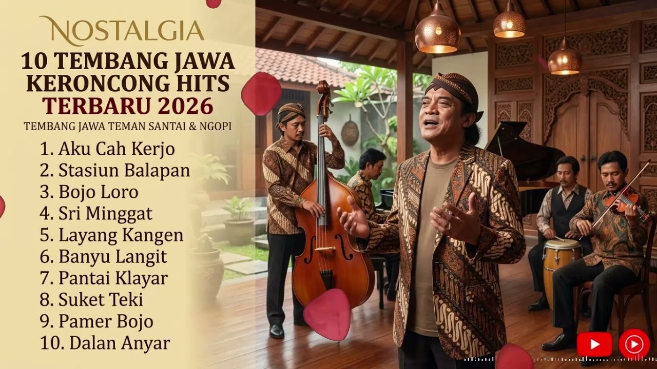 10 Tembang Jawa Keroncong Hits Terbaru 2026 | Didi Kempot - Aku Cah Kerjo | Lagu Jawa Nostalgia 