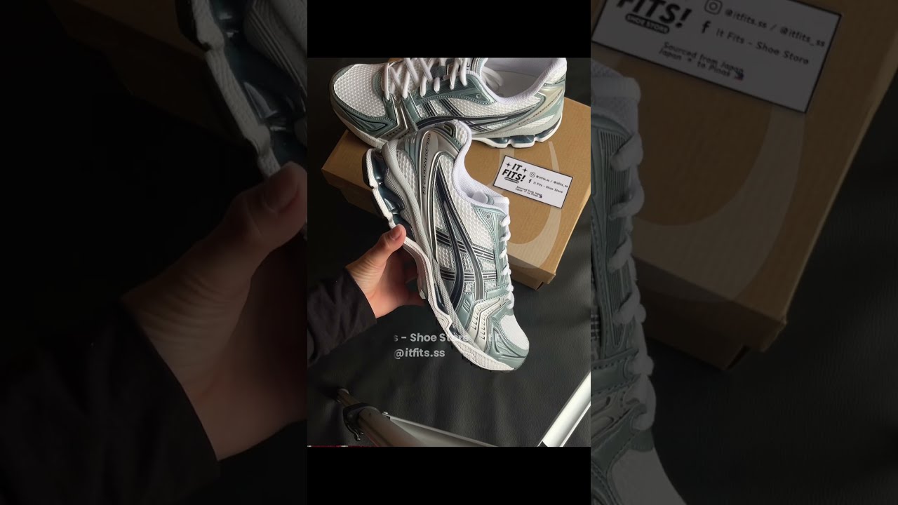 Unboxing Asics Gel Kayano 14 White Fjord Gray ASMR