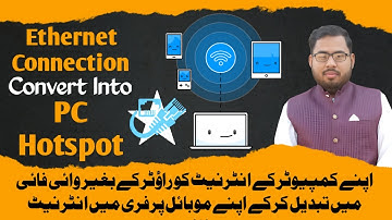 How To Create /Enable Wifi Hotspot On Pc/Laptop (Without Software)?