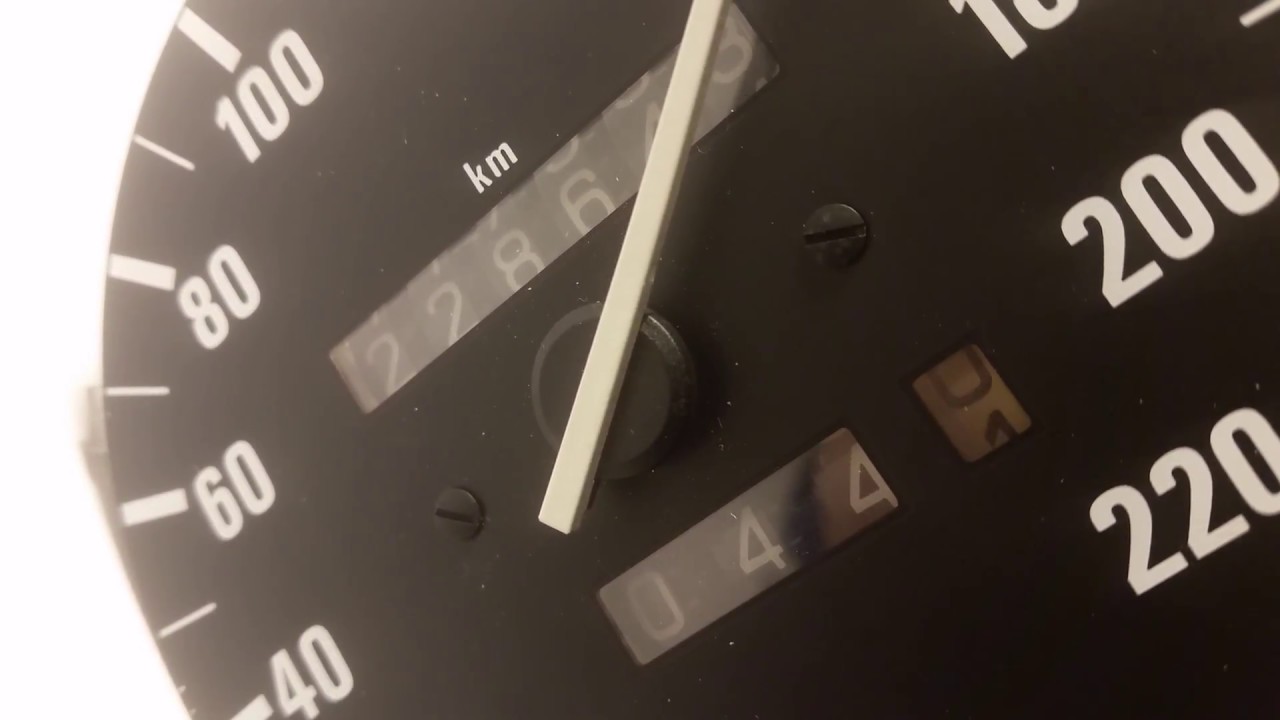 GEAR TESTING - BMW E30 318 320 325 odometer INGRANAGGI QUADRO Gear cluster VDO