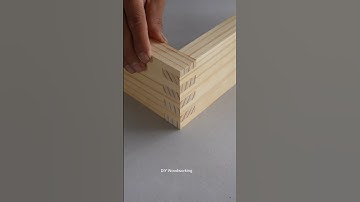 #diy Simple Spline Miter Joint Technique. #tools #woodworking #tips #shorts #woodwork