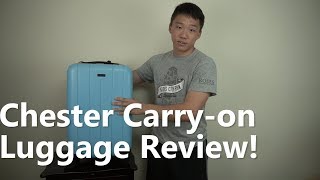 [REVIEW] - Chester Carry-On Travel Luggage Review