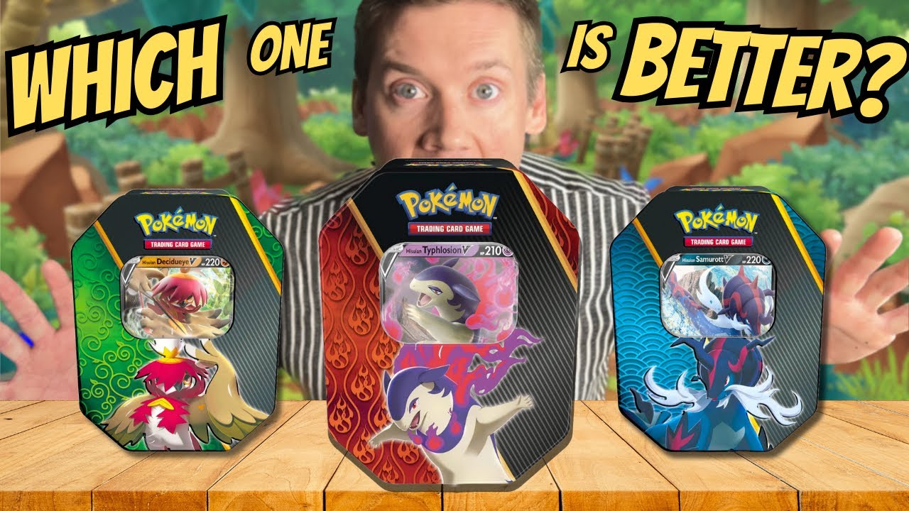 pokemon divergent powers card list Amazon.com: Pokemon Cards: Divergent Power Hisuian Samurott V Tin : Toys &  Games main image 1