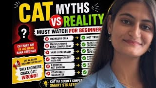 Cat myth vs reality|catexam|cat2026|must watch before preparation #cat #catexam #catmyth #cat2026