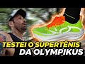 Olympikus corre supra o supertnis com placa de carbono da olympikus