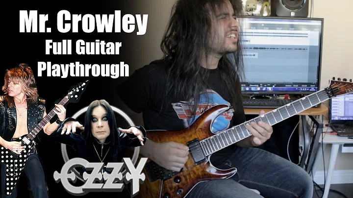 MY VERSION OF MR. CROWLEY. Full Guitar Playthrough...