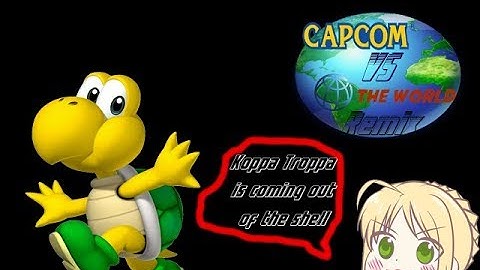 Koopa Troppa Crashes into Capcom Vs The world Remix