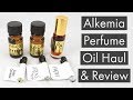 Alkemia Perfume Oil Haul & Review