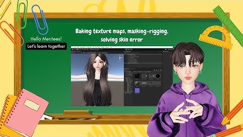 [ZCC CLASS] Baking texture maps, masking+rigging, solving skin error #zepeto #zccclass