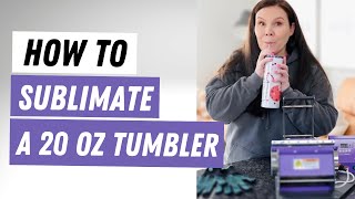 How To Sublimate A 20oz Tumbler In 5 Minutes! by CrystalAnn 9,946 views 2 years ago 18 minutes