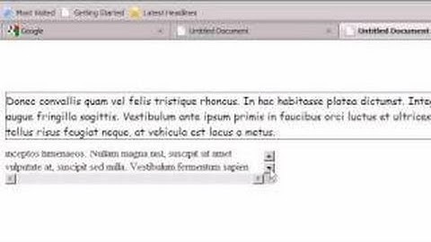 Dreamweaver CS4 Tutorial - 13 - CSS for Positioning
