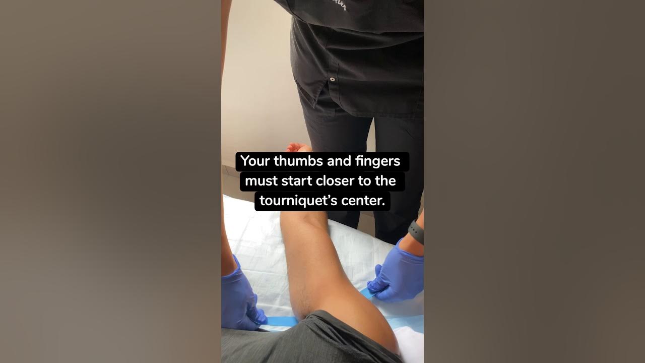 Tourniquet placement 101 How To MOST EFFECTIVELY and PAINLESSLY tie a