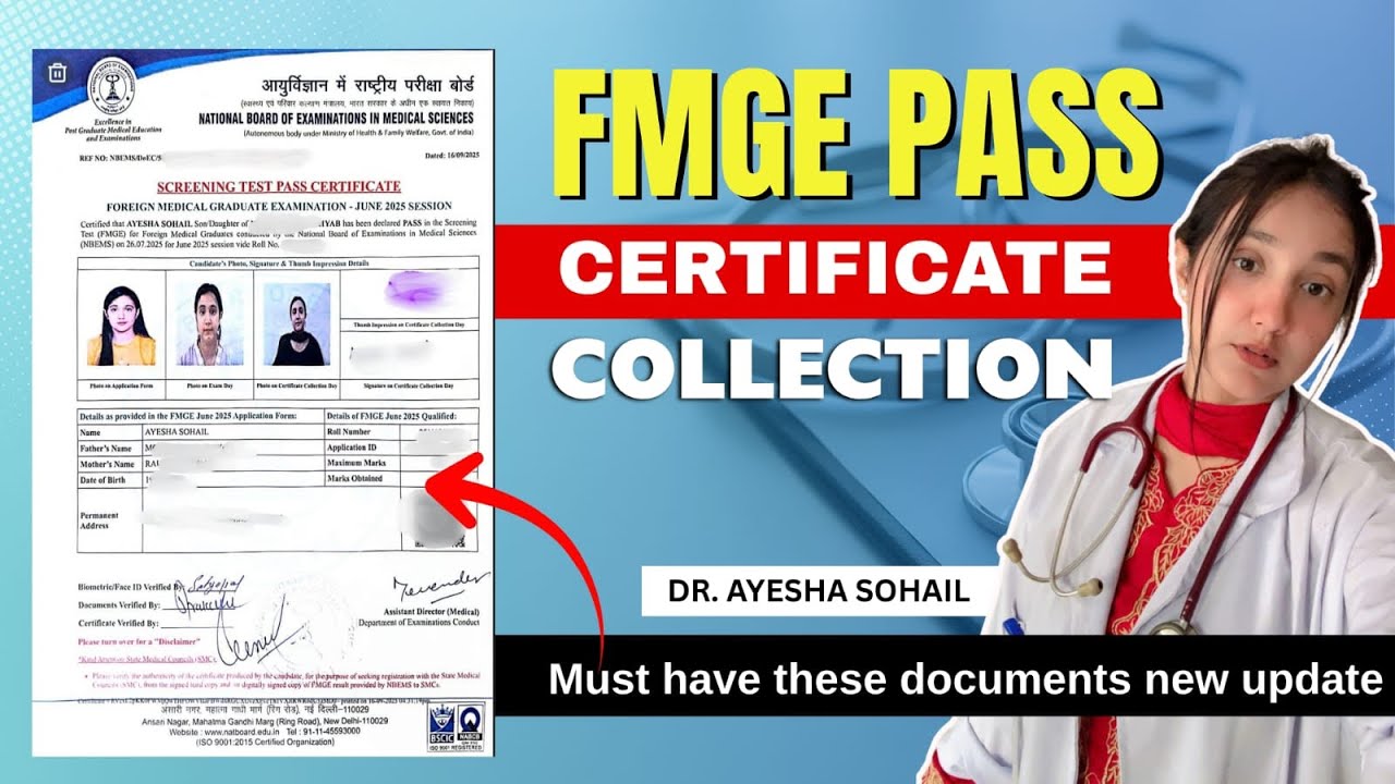 FMGE CERTIFICATE COLLECTION STEP BY STEB PROCESS FOR NEPALI STUDENTS 