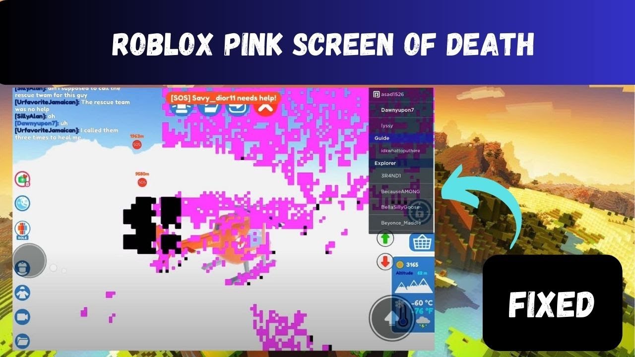 Pink screen of death - Mobile Bugs - Developer Forum