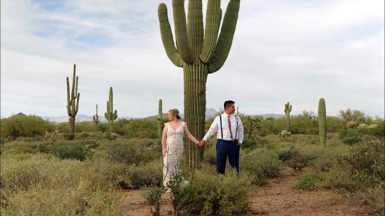 Intimate Desert Destination Wedding // Rylee & Carlos // Lost Dutchman State Park AZ