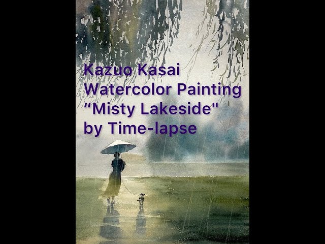 Kazuo Kasai Watercolor Painting 