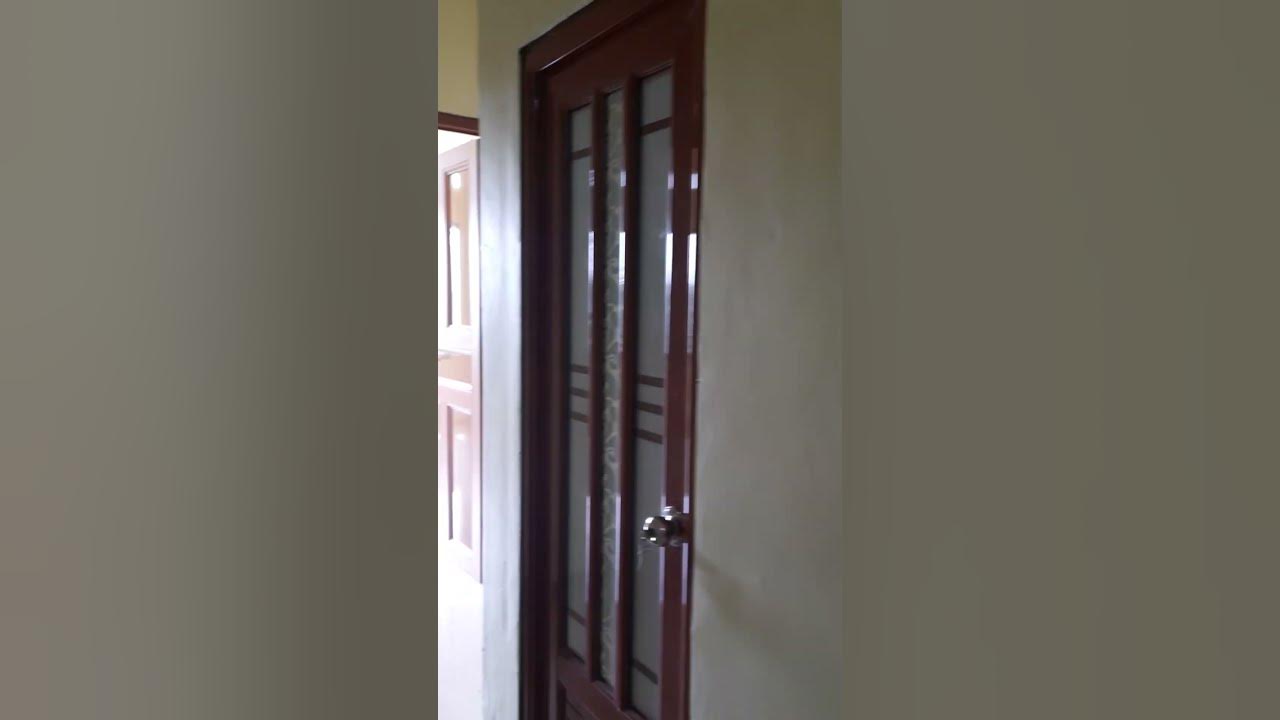 pintu mahkota aluminium urat kayu - YouTube
