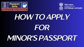 Applying for a Minor/ Child Passport - Guide