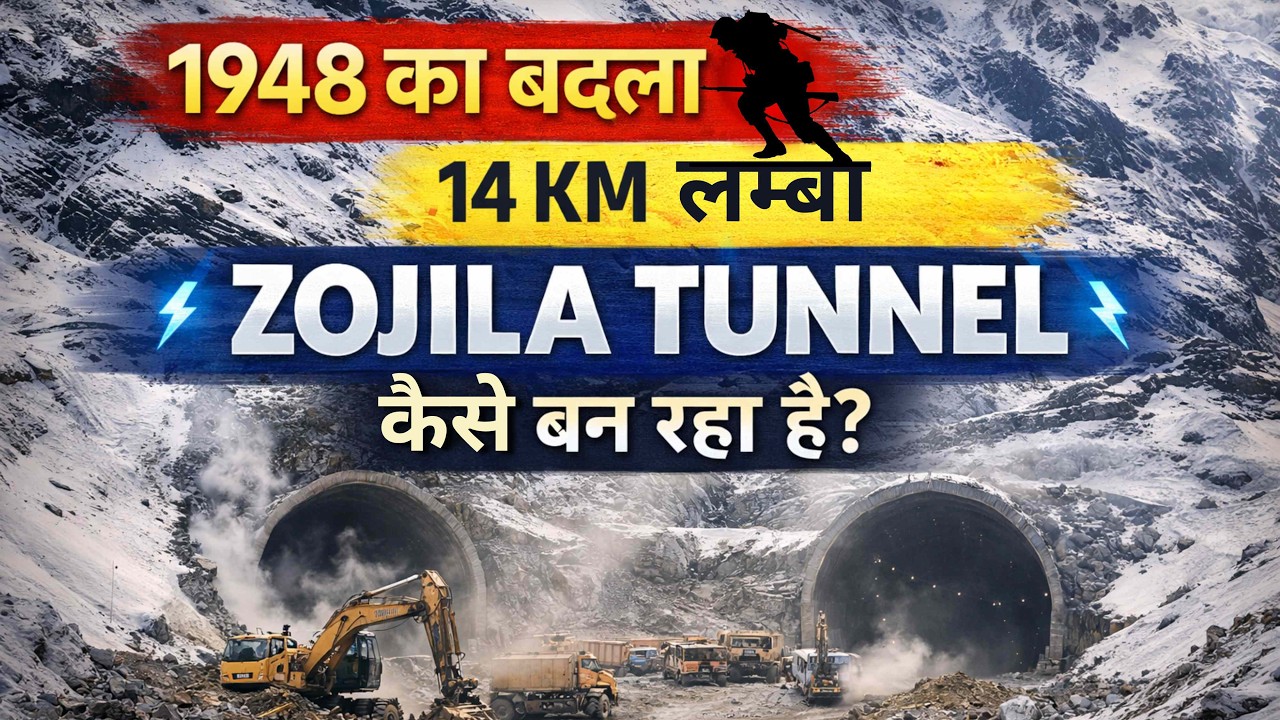 1948 का बदला और 14 KM का चमत्कार: कैसे बन रहा है |  Zojila Tunnel? | Mega Documentary