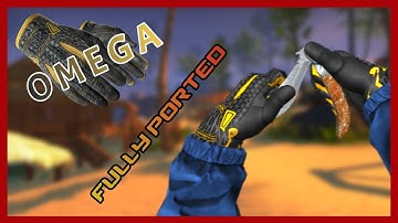 [CS GO MOBILE] CS:GO FBI hands + Omega gloves | CS 1.6 WEAPON PACK