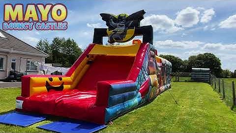 52ft Giant Lego Obstacle Course - Mayo Bouncy Castles - Bouncy Castle Hire Mayo