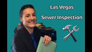 Anna the Plumber&#39;s Apprentice &amp; Pops -  Las Vegas Sewer Camera Inspection