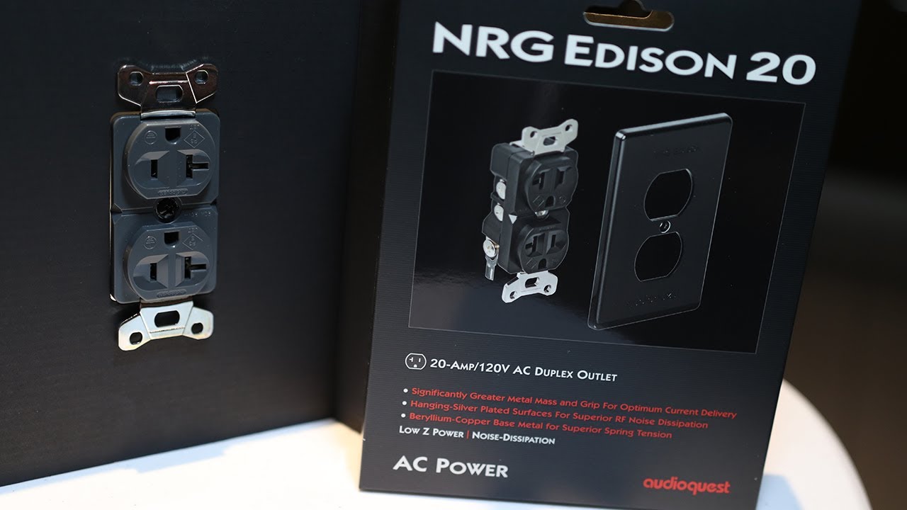 UNBOXING AUDIOQUEST NRG EDISON AC POWER OUTLET YouTube