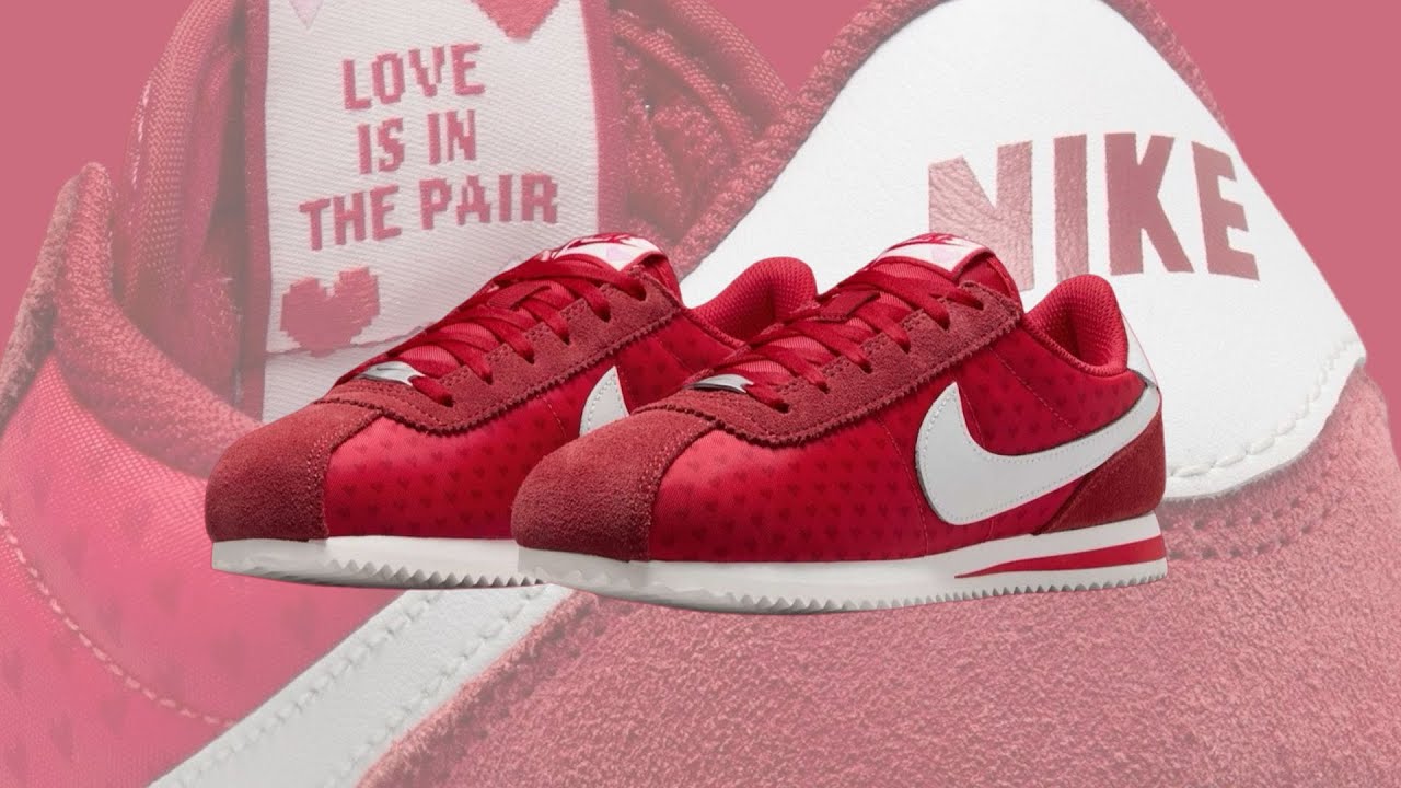 ☆韓国の人気☆【NIKE】☆(W) Cortez SE☆Valentine Day☆ Nike Cortez “Valentine's Day” - YouTube