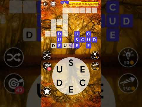 WORDSCAPES Daily Puzzle August 15, 2021 - YouTube.
