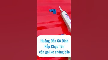 hướng dẫn cố định nắp chụp tôn #meothicong #thicongnhanh