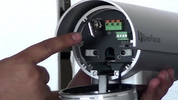 Everfocus EZ550 Weatherproof IR Bullet 6-50MM with RS485 Control