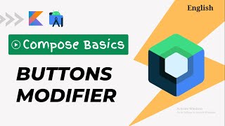 Buttons & Modifier in Jetpack Compose | English | Android Studio