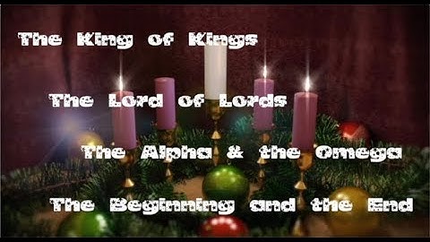 Christmas Advent Candle  Week 3: Jesus is Our JOY