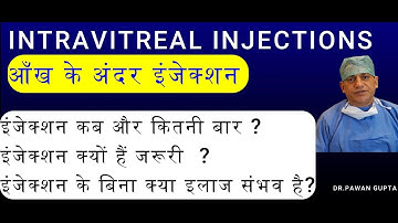 INTRAVITREAL INJECTION |आँख में इंजेक्शन| ALL YOU NEED TO KNOW| DR. PAWAN GUPTA
