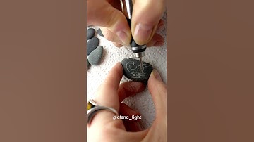 STONE ENGRAVING DESIGN WITH CUSTOMIZER ENGRAVING PEN