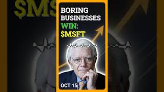 Msft Boring Is Beautiful Market Ysis Oct 15, 2025