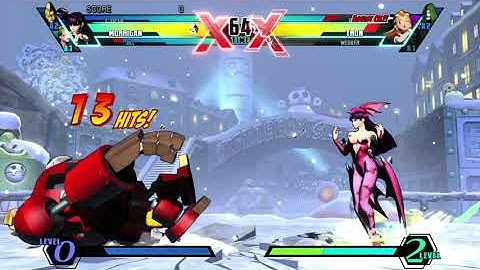 ULTIMATE MARVEL VS. CAPCOM 3 C Viper, Jill, and Morrigan Arcade Mode