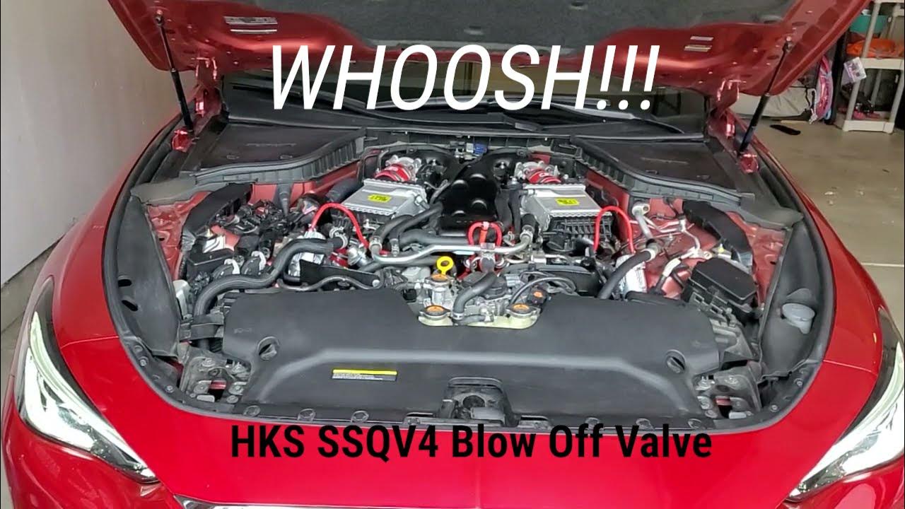 Infiniti Q60 Red Sport HKS Blow Off Valve CZP Kit YouTube