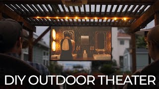 DIY Outdoor Movie Theater